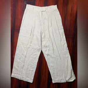 Free People Needed Breaking Trousers Pants Willow Wide-leg Cotton Solid 8